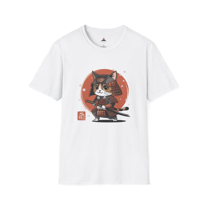 Samurai Cat with Katana Tshirt