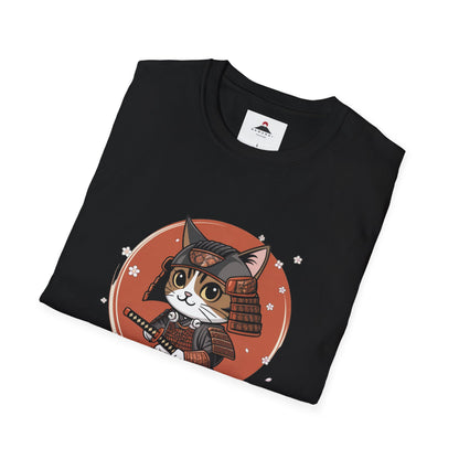 Samurai Cat with Katana Tshirt