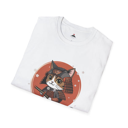 Samurai Cat with Katana Tshirt