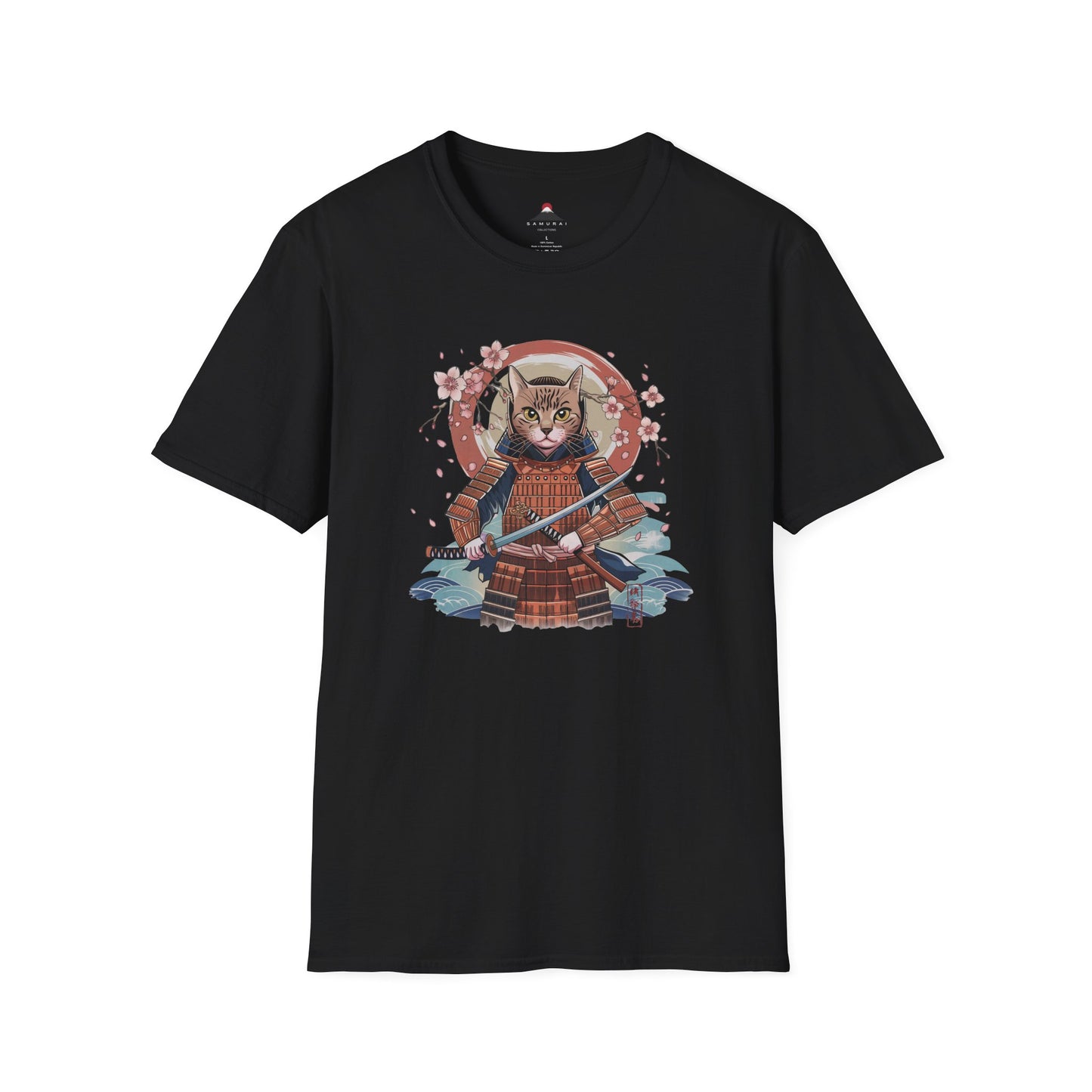 Samurai Cat Warrior T-Shirt