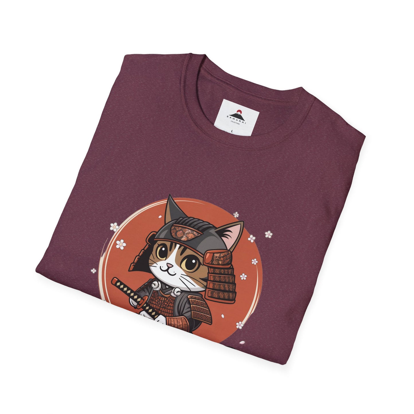 Samurai Cat with Katana Tshirt