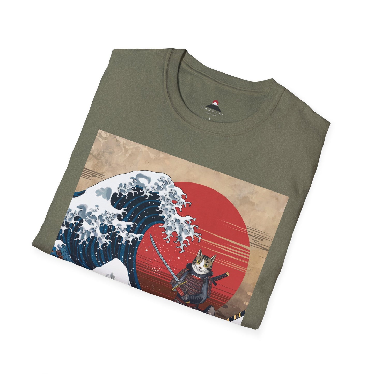 Samurai Cat Water Bender T-Shirt