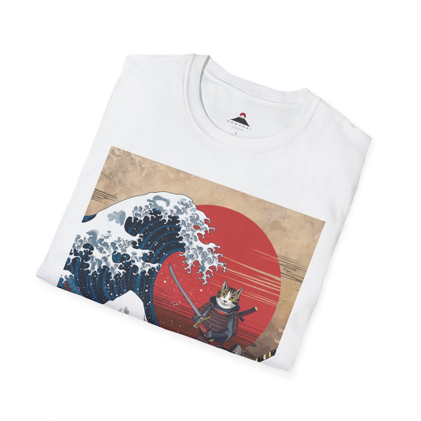 Samurai Cat Water Bender T-Shirt