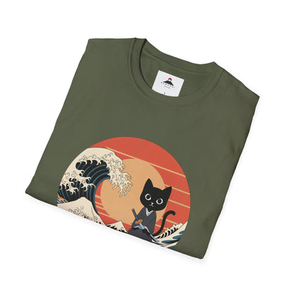 Ramen Black Cat Tshirt