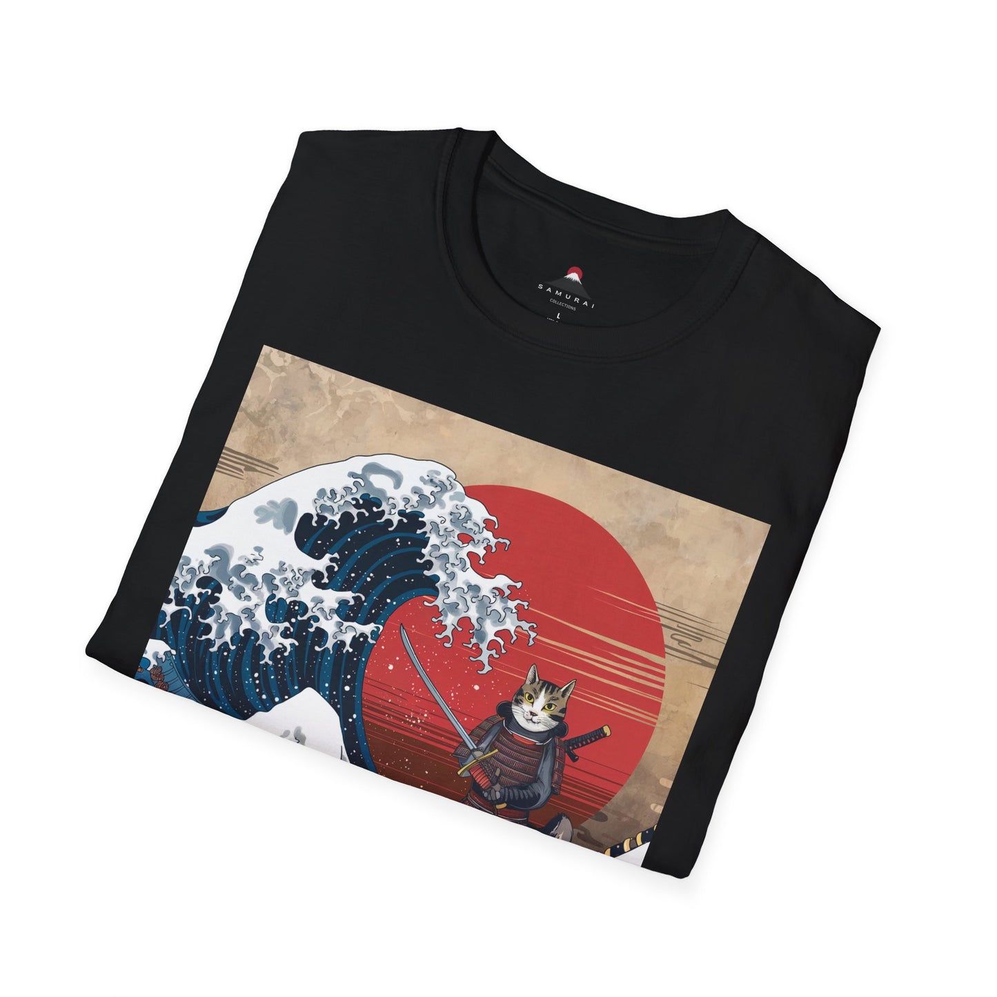 Samurai Cat Water Bender T-Shirt