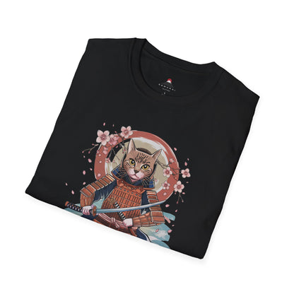 Samurai Cat Warrior T-Shirt