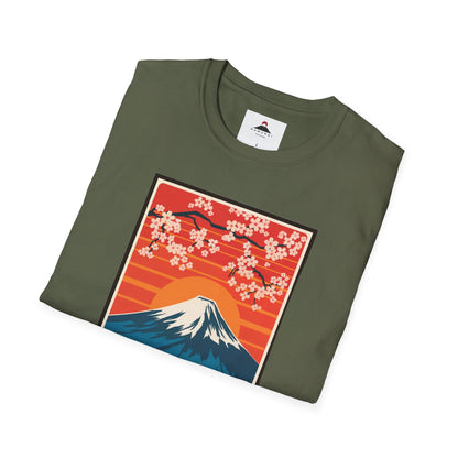 Mount Fuji Sticker Vintage Tshirt