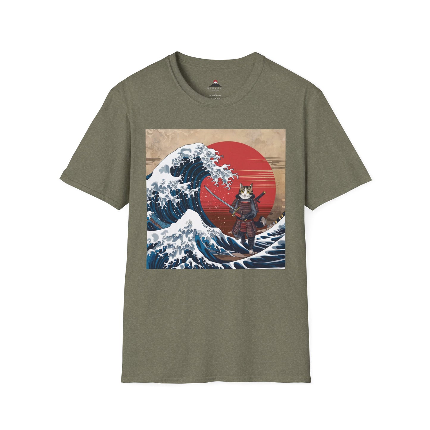 Samurai Cat Water Bender T-Shirt