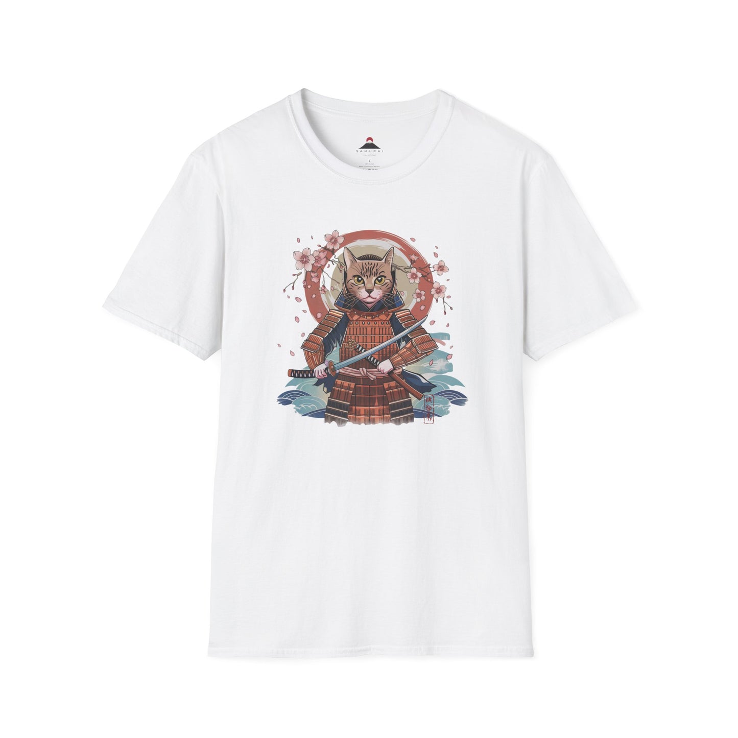 Samurai Cat Warrior T-Shirt