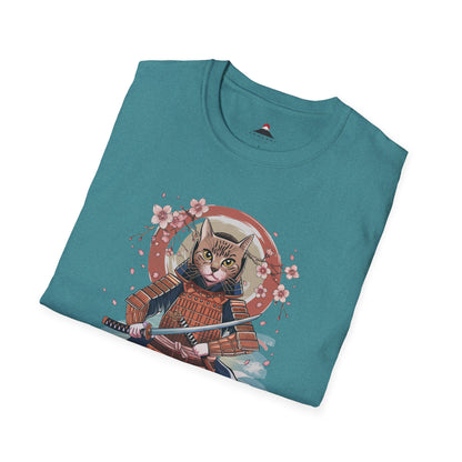 Samurai Cat Warrior T-Shirt