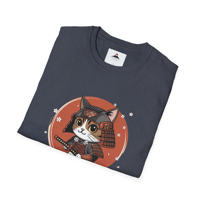 Samurai Cat with Katana Tshirt