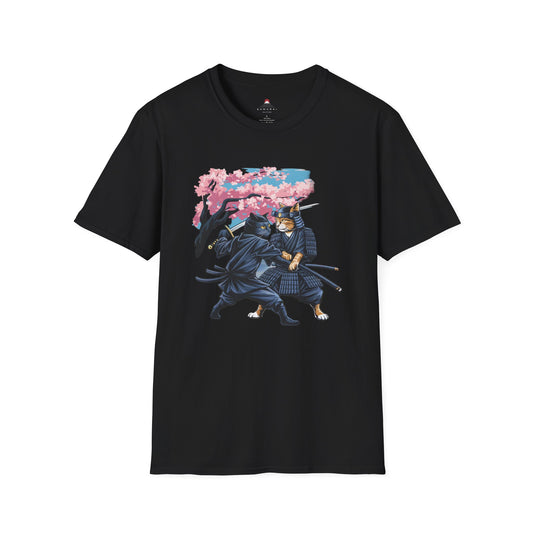 Samurai Cats Standoff T-Shirt